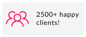 2500+ Happy Clients 2500+ Happy Clients
